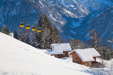 Winter in alps