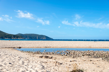 Plage D' Arone one of the most beautiful beach of Corscia France