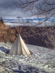 Indianer im Schnee