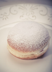 Fresh donuts. Shrove Tuesday. fat Thursday. homemade doughnuts