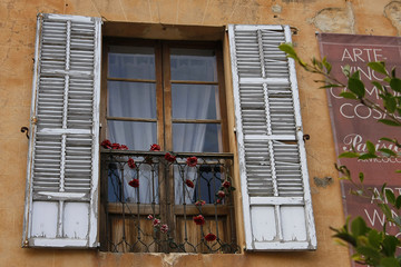 Fenster an historischem Haus