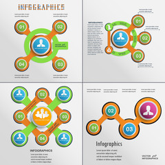 Set of Infographic element of business