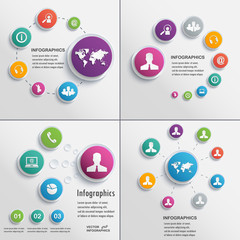 Set of Infographic element of business v.3