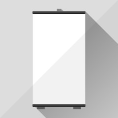 Template of advertising stand.
