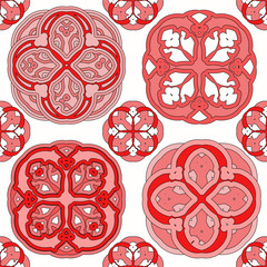 oriental seamless ornament. vector illustration