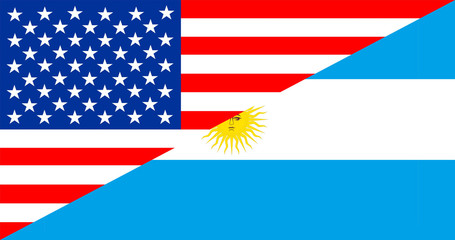 Obraz premium usa argentina