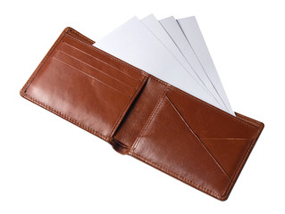 wallet isolated on white background