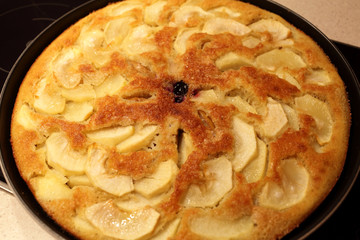Baked apple pie