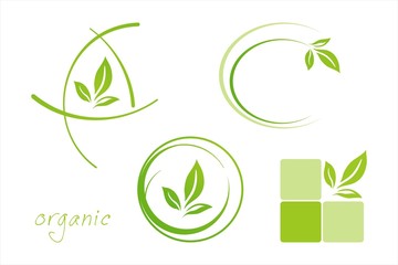 leaves, plant, icons , nature, Eco friendly business logo