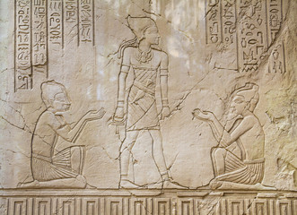 Ancient Egyptian Art Sunk relief Sculpture