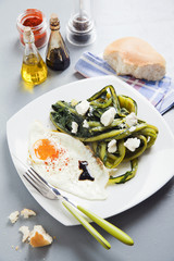 breakfast with eggs & fresh herbs