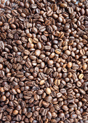 Sfondo chicchi caffè