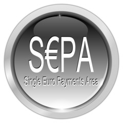 SEPA - Single Euro Payments Area - Button