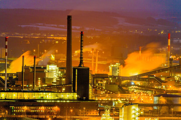 Österreich,  Linz, Industriegebiet