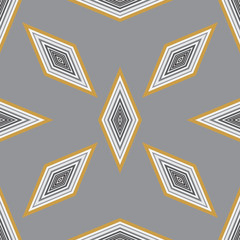 seamless geometric pattern with a few diamonds