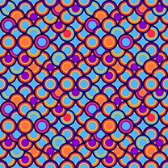 Seamless retro pattern.