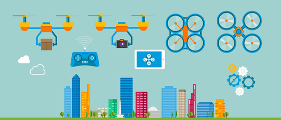 Drone vector drones
