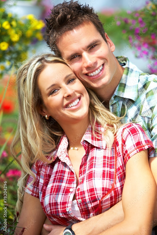 Canvas Prints Happy loving couple.