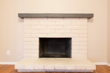 White Fireplace