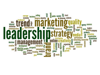 Conceptual business word cloud