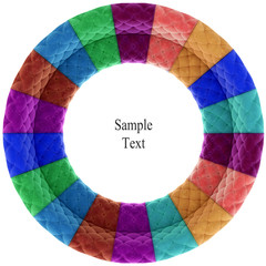 Fototapeta premium Retro velvet circle texture