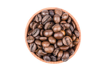 Coffee beans in a bowl