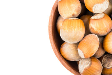 Hazelnuts in a bowl