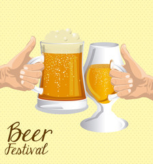 Beer design, vector illustration.