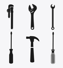 Tools design, vector illustration.