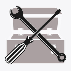Tools design, vector illustration.