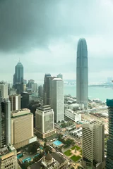 Foto op Plexiglas Hong Kong skyline © Elena Ermakova