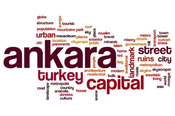 Ankara word cloud