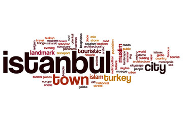 Istanbul word cloud