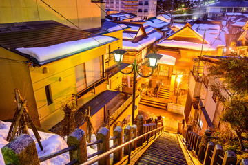 Shibu Onsen, Nagano, Japan Alley Staircase