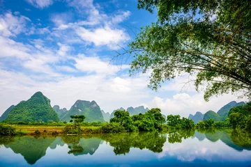 Rolgordijnen Karstgebergte van Guilin, China © SeanPavonePhoto