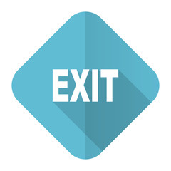 exit flat icon