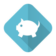 piggy bank flat icon