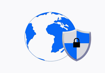 Fototapeta premium protection internet