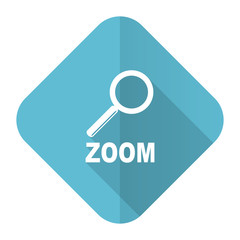 zoom flat icon