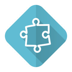 puzzle flat icon
