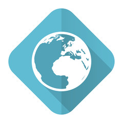 earth flat icon world sign