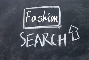 search fashion interface on blackboard