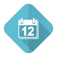 calendar flat icon organizer sign agenda symbol