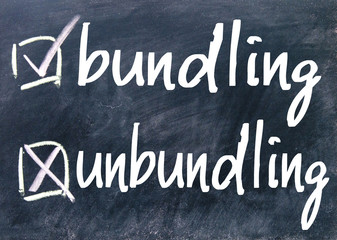 bundling and unbundling choice on blackboard