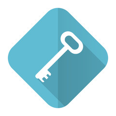 key flat icon secure symbol