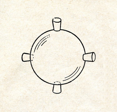 Four necked (Scheidt) globe