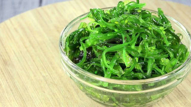 Portion of Kelp Salad (not loopable)