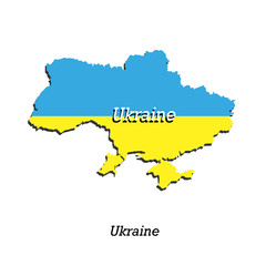 Map of Ukraine  for your design