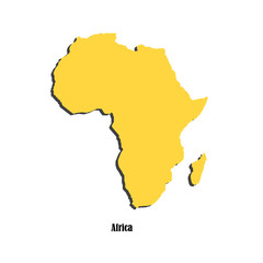 Map of Africa  for your design