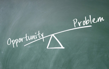 opportunity and problem concept
